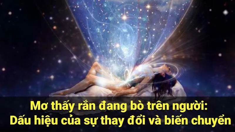 Mơ thấy rắn đang bò trên người: Dấu hiệu của sự thay đổi và biến chuyển